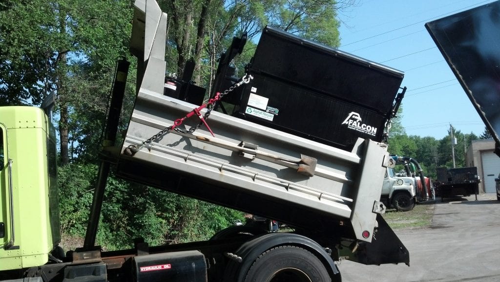 TruckMounted Asphalt Hot Boxes Falcon Asphalt Repair Equipment
